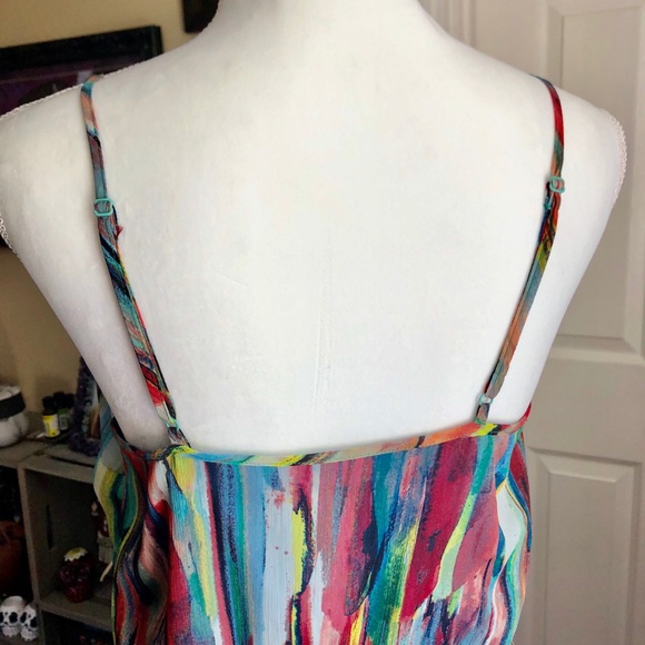 Maxi dress fully lined multi color - Picture 4 of 7